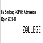 IIM Shillong PGPWE Admission Open 2025